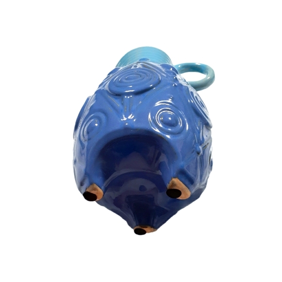 Anthropologie Glazed Texured Ombre Ceramic Vase / Pitcher / Jug - Picture 6 of 6